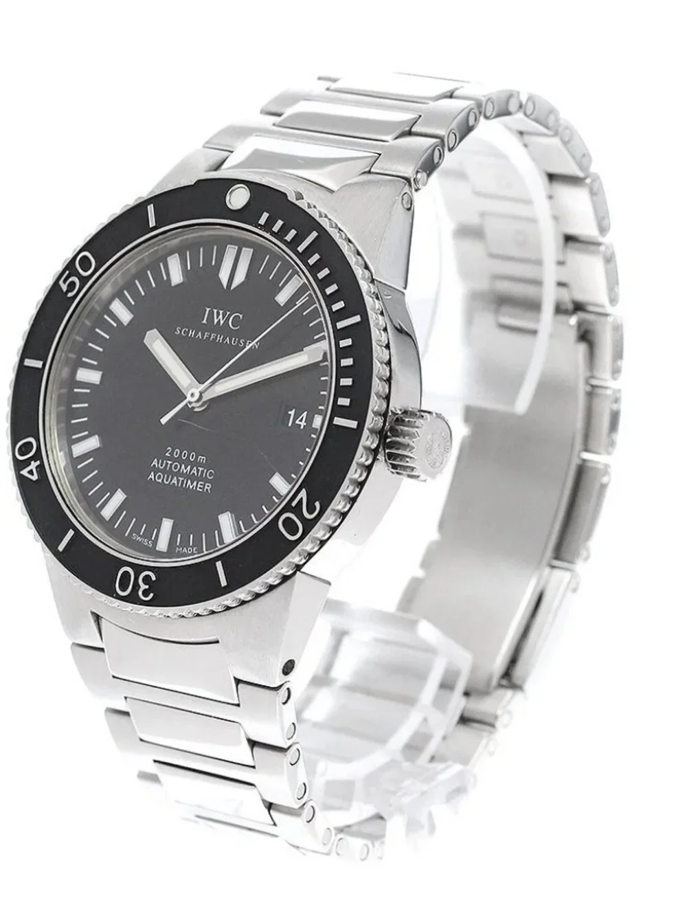 IWC SCHAFFHAUSEN GST aqua timer Date black Dial Automatic Men's_963129